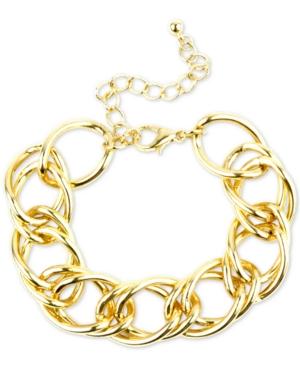 Charter Club Gold-tone Open Link Bracelet, Created For Macy's