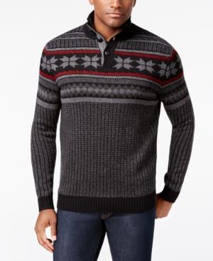 Club Room Men's Mock-neck Sweater, Only At Macy's