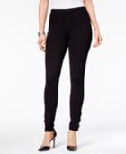 Style & Co Mid-rise Lace-up Leggings, Created For Macy's
