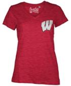 Royce Apparel Inc Women's Wisconsin Badgers Logo T-shirt