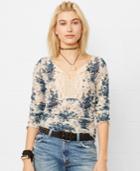 Ralph Lauren Lace Floral-print Henley
