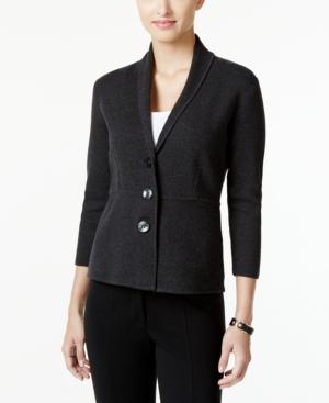 Alfani Three-button Knit Jacket, Only At Macy's