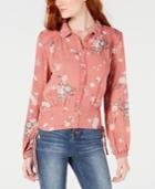 American Rag Juniors' Tie-detail Shirt, Created For Macy's