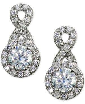 Giani Bernini Cubic Zirconia Halo Infinity Drop Earrings, Only At Macy's
