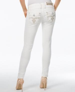 Rock Revival Skinny White Wash Jeans, Only At Macy's