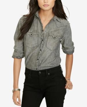 Denim & Supply Ralph Lauren Chambray Western Shirt