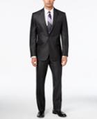 Kenneth Cole Reaction Men's Slim-fit Charcoal Suit