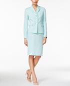 Le Suit Three-button Tweed Skirt Suit