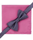 Alfani Spectrum Hilliard Geo Bow Tie And Pocket Square Set, Only At Macy's
