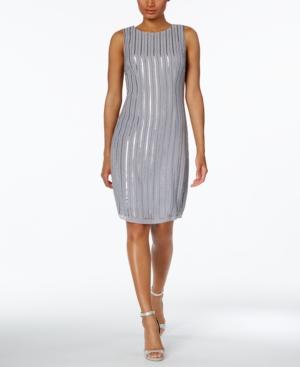 Sl Fashions Embellished Sheath Dress