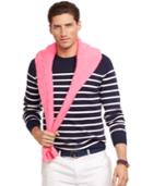 Polo Ralph Lauren Men's Striped Pima Sweater