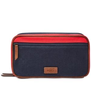 Fossil Men's Colorblocked Canvas Shave Kit