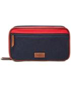Fossil Men's Colorblocked Canvas Shave Kit