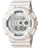 G-shock Men's Digital Whiteout White Strap Watch 55x51mm Gd100ww-7s