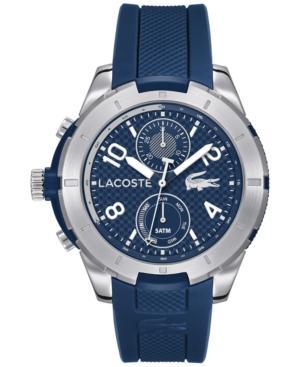 Lacoste Men's Tonga Blue Silicone Strap Watch 50mm 2010761