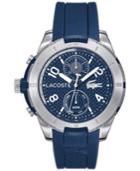 Lacoste Men's Tonga Blue Silicone Strap Watch 50mm 2010761