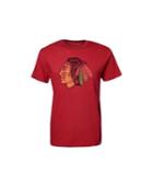'47 Brand Men's Short-sleeve Chicago Blackhawks Scrum Logo T-shirt