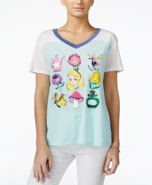 Hybrid Juniors' Disney Alice In Wonderland Graphic T-shirt