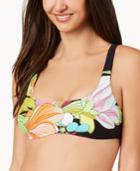 Trina Turk Bouquet Floral-print Bralette Bikini Top Women's Swimsuit