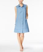 Style & Co Denim Shirtdress, Created For Macy's