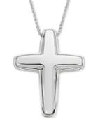 Nambe Braid Cross Pendant Necklace In Sterling Silver, Only At Macy's