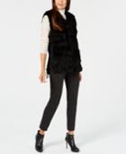 Marcus Adler Lace-up Fur Vest