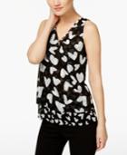 Inc International Concepts Embellished Tiered Top, Only At Macy's