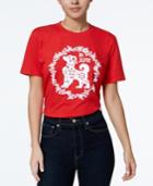 Hybrid Juniors' 2018 Year Of The Dog Graphic T-shirt