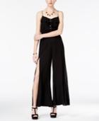 American Rag Juniors' Ruffled Wide-leg Jumpsuit, Only At Macy's