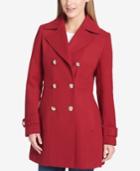 Tommy Hilfiger Double-breasted Skirted Peacoat