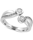 Effy Diamond Two-stone Ring (1/2 Ct. T.w.) In 14k White Gold