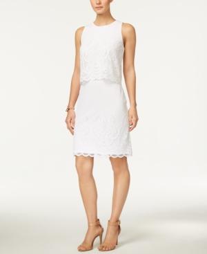 Charter Club Lace Tiered Dress, Only At Macy's