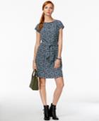Tommy Hilfiger Printed Tie-front Dress