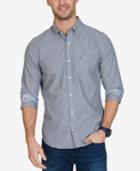 Nautica Men's Classic-fit Non-iron Wavy Striped Shirt