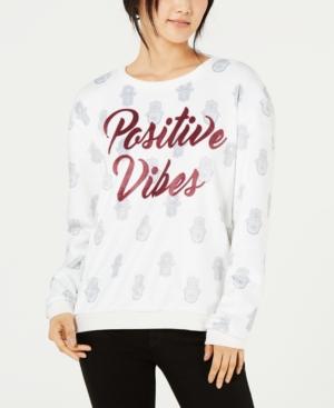 Love Tribe Juniors' Printed Graphic Sweatshirt