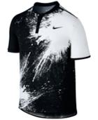 Nike Men's Court Breathe Printed Tennis Polo