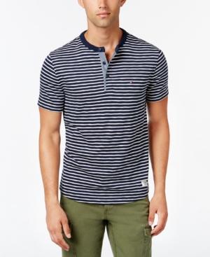 Tommy Hilfiger Men's Enrique Stripe Henley T-shirt