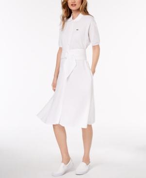 Lacoste Belted Polo Shirtdress