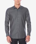 Perry Ellis Men's Classic-fit Herringbone Shirt