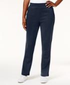 Karen Scott Petite Pull-on Pants, Created For Macy's