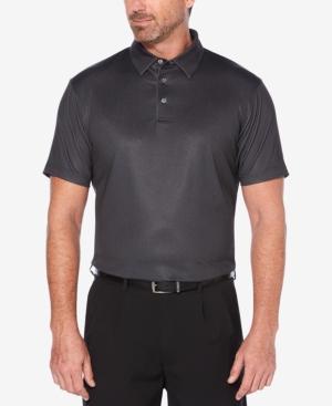 Pga Tour Men's Herringbone-print Golf Polo