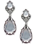 Inc International Concepts Silver-tone Double Teardrop Earrings, Only At Macy's