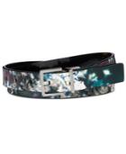 Calvin Klein Floral-print Reversible Belt