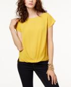 Inc International Concepts Draped-hem Top, Created For Macy's
