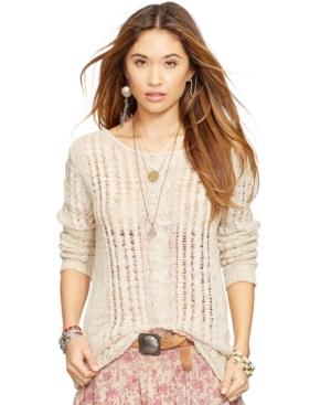 Denim & Supply Ralph Lauren Open-knit Cable Sweater