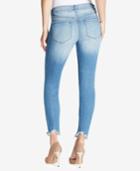 Jessica Simpson Juniors' Kiss Me Ripped High-low Skinny Jeans, Created For Macy's