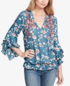 Jessica Simpson Morina Embroidered Top