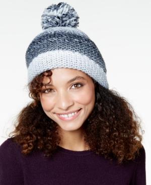 Steve Madden Ombre-knit Cuff Beanie