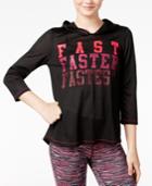 Energie Active Juniors' Fiona Tulip-back Graphic Hoodie