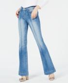 Flying Monkey Pleat-stitch Flare-leg Jeans